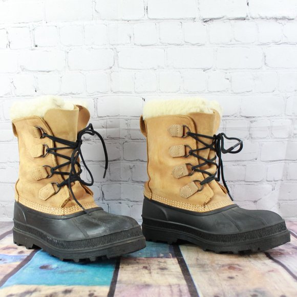 KAMIK Fleece Lined Winter Snow Boots Size 9 - Picture 3 of 9